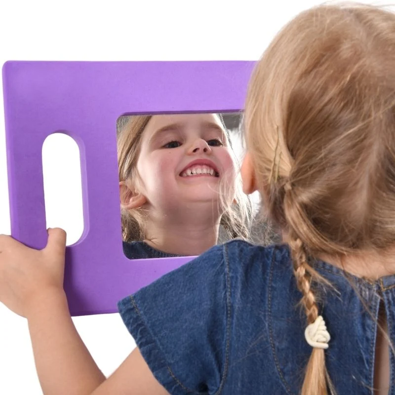 Grand miroir à mains
