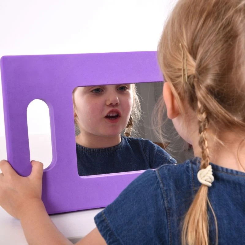 Grand miroir à mains