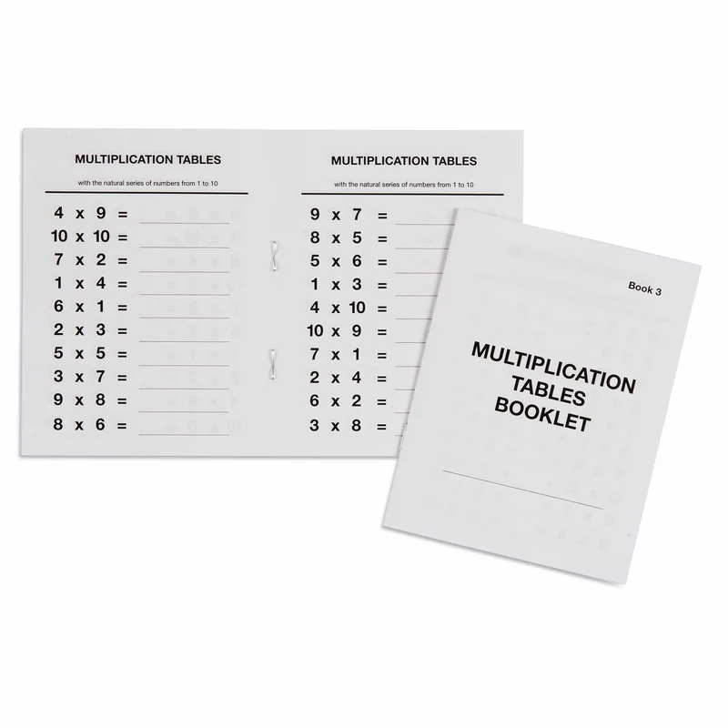 Livret tables de multiplication n°3 - Nienhuis AMI