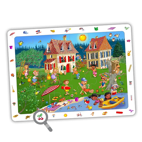 4 puzzles d'observation - Les 4 saisons
