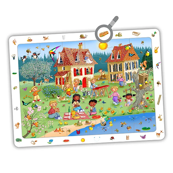 4 puzzles d'observation - Les 4 saisons