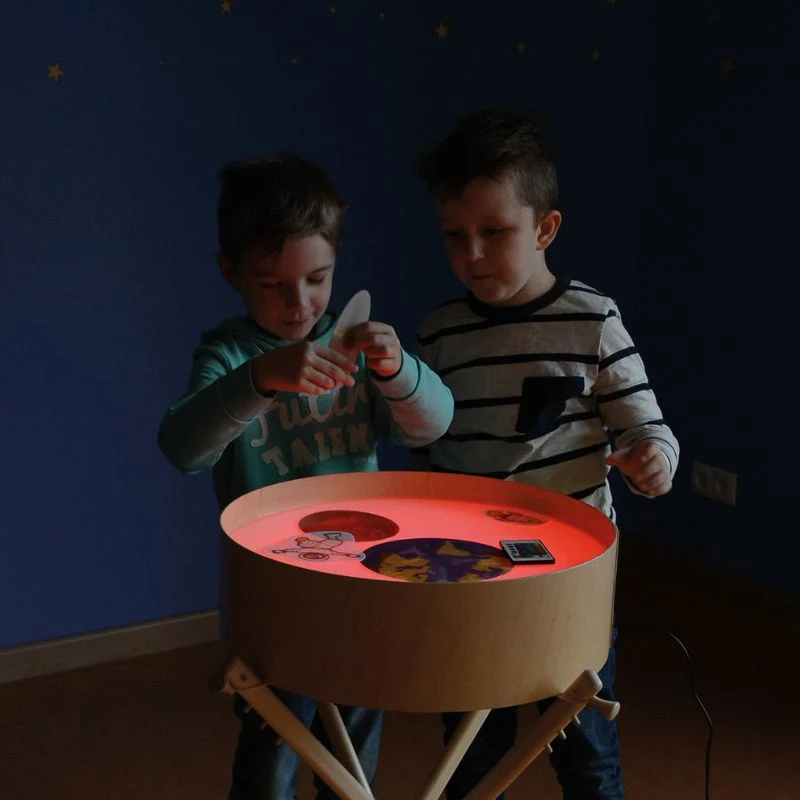 Table Ronde Lumineuse