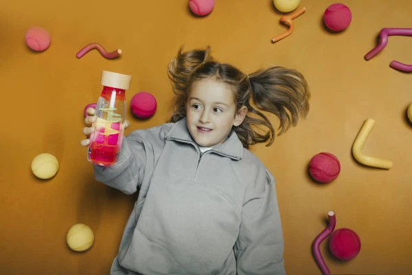 Bouteille Sensorielle Move Spirale Pink