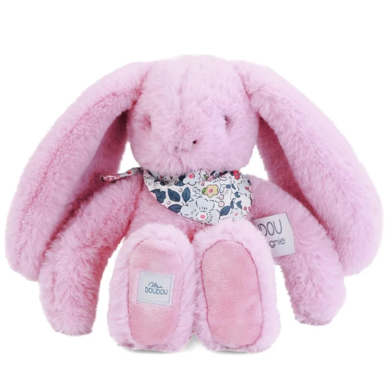 LAPIN FLEURETTE - ROSE 25 cm