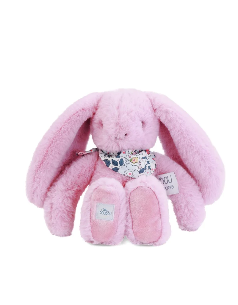 LAPIN FLEURETTE - ROSE 25 cm