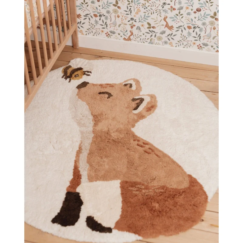 Tapis - Renard - 110 x 110 cm