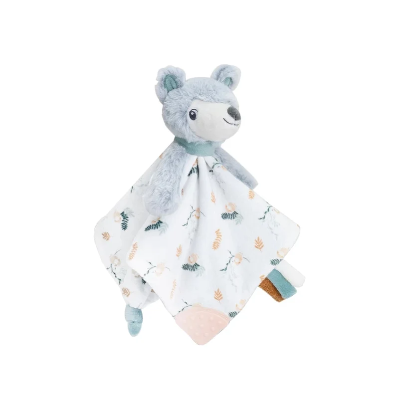 Doudou mouchoir - loup