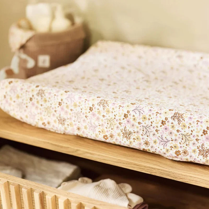 Housse matelas à Langer Jersey 50x70cm - Flower Fairies