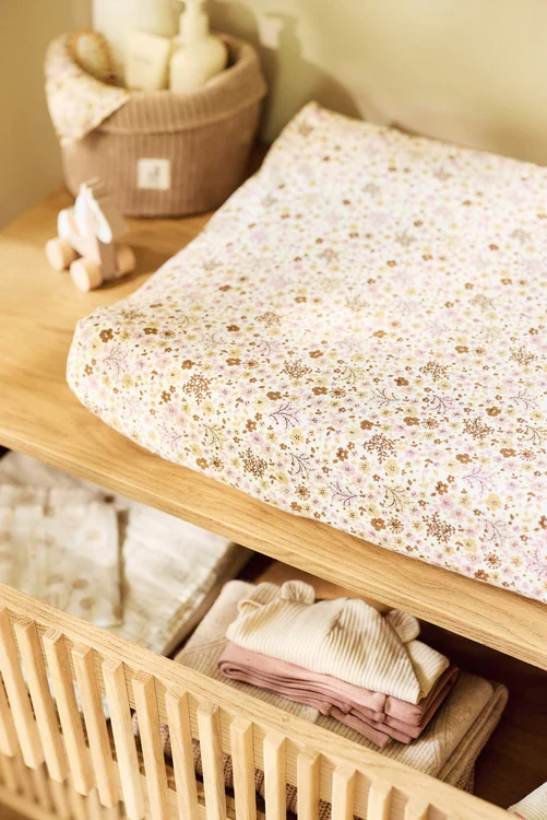 Housse matelas à Langer Jersey 50x70cm - Flower Fairies