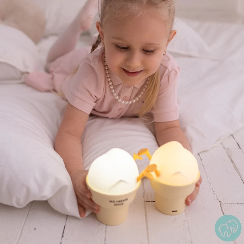 Veilleuse rechargeable Glace ice duck