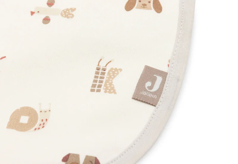 Bavoir Jersey imperméable - Animal Friends - 5 Unités
