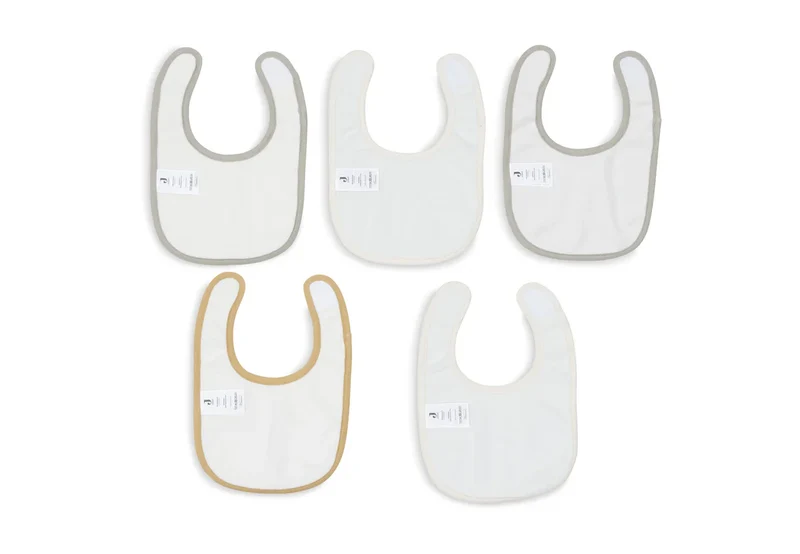 Bavoir Jersey imperméable - Tiny Park - 5 Unités
