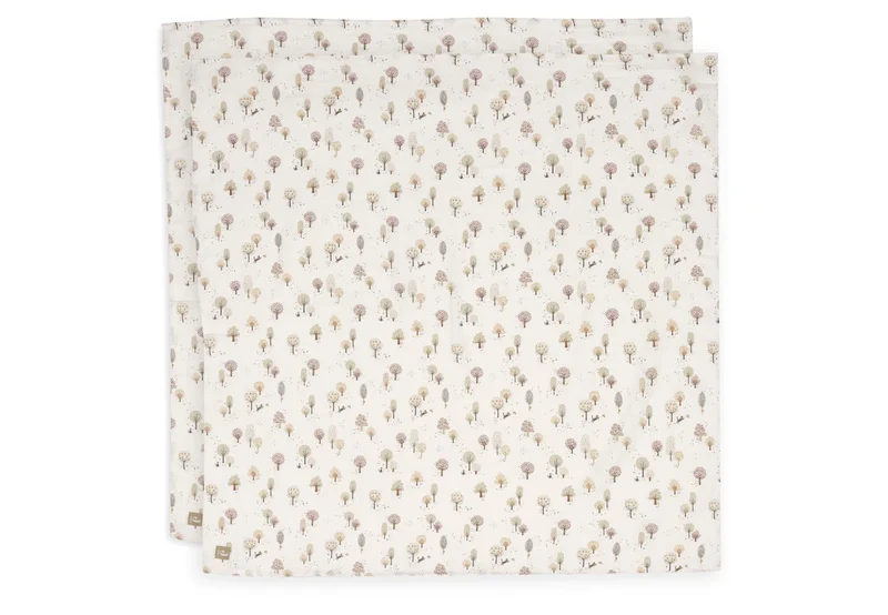 Lange Gaze de Coton Large 115x115cm - Tiny Park - 2 Unités