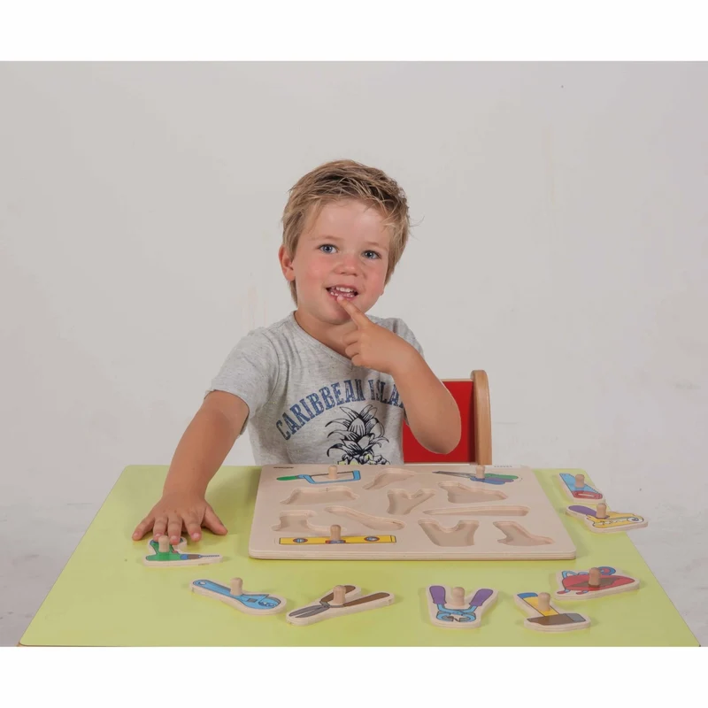 Puzzle à boutons - outils
