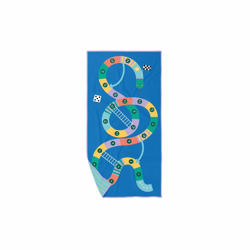 Serviette de jeu Serpents et échelles