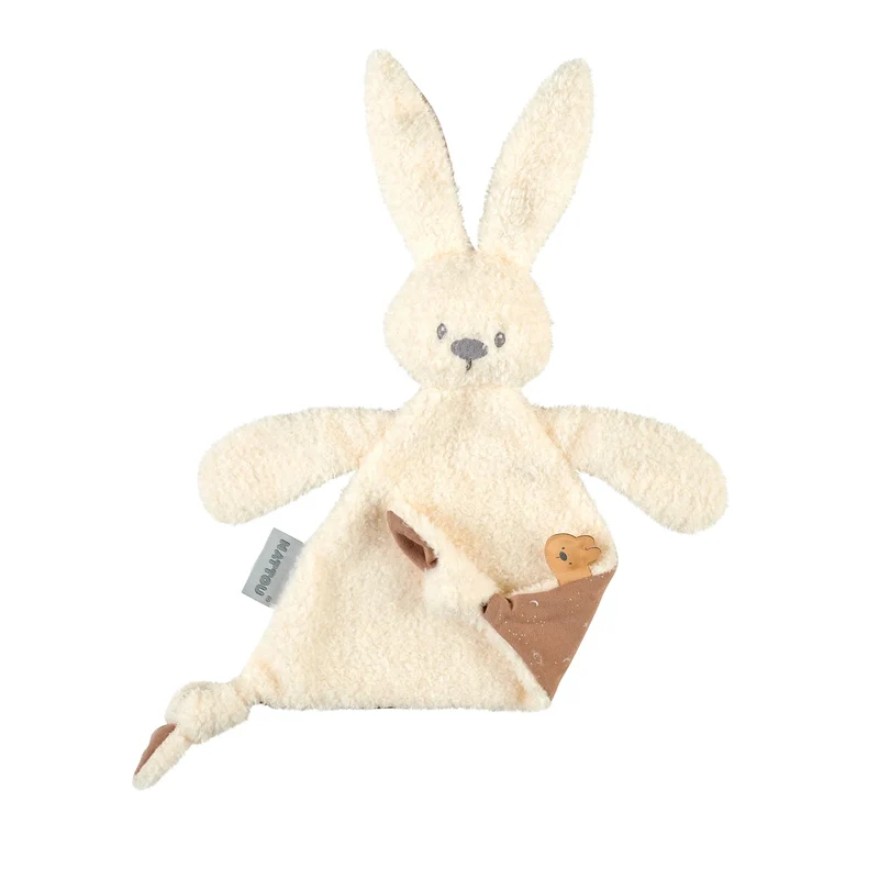 LAPIDOU doudou triangle teddy vanille