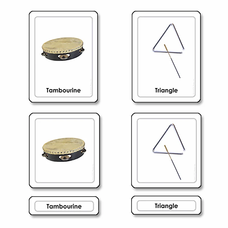 Instruments de musique - Cartes à 3 volets (en anglais) - Nienhuis AMI