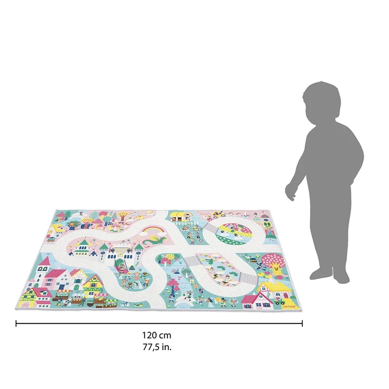Tapis avec circuit Royaume enchanté - Cross Roads