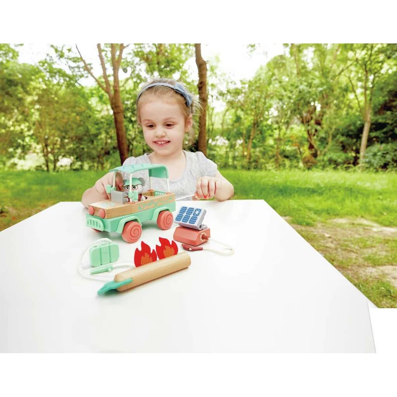 Voiture tout-terrain oscar enfant écologique – Jouet sauvetage forêt 3 ans