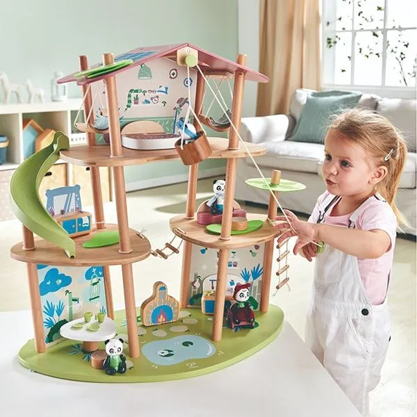 Maison en bambou des Pandas