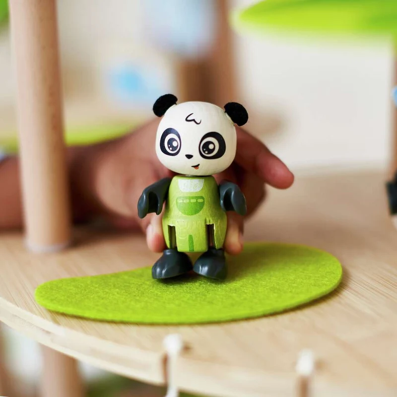 Maison en bambou des Pandas