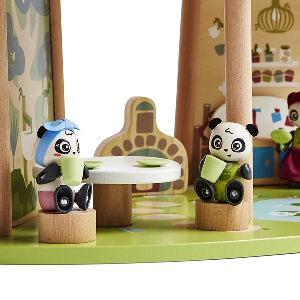 Maison en bambou des Pandas
