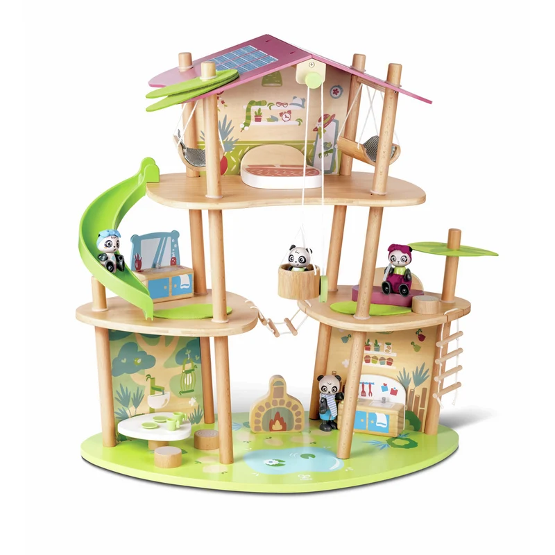 Maison en bambou des Pandas