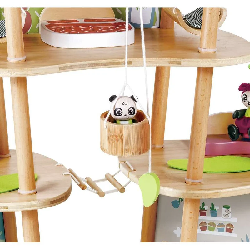 Maison en bambou des Pandas
