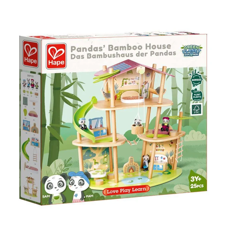 Maison en bambou des Pandas