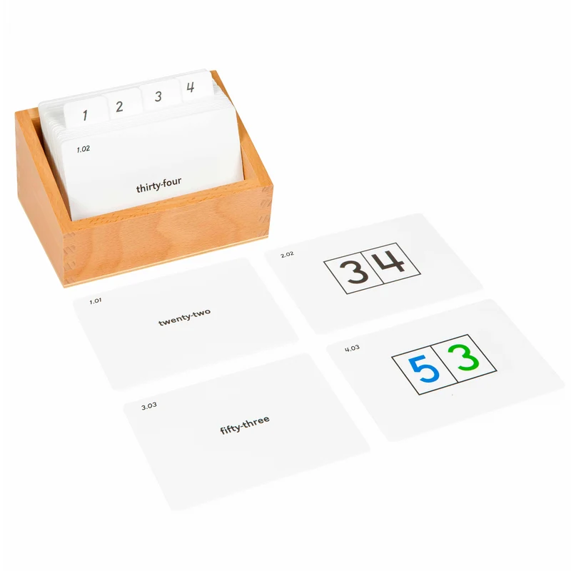 Exercices pour deuxième table de Seguin (en anglais) - Nienhuis AMI