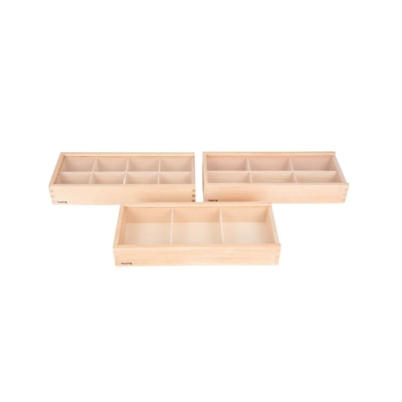 3 Coffrets découverte en bois