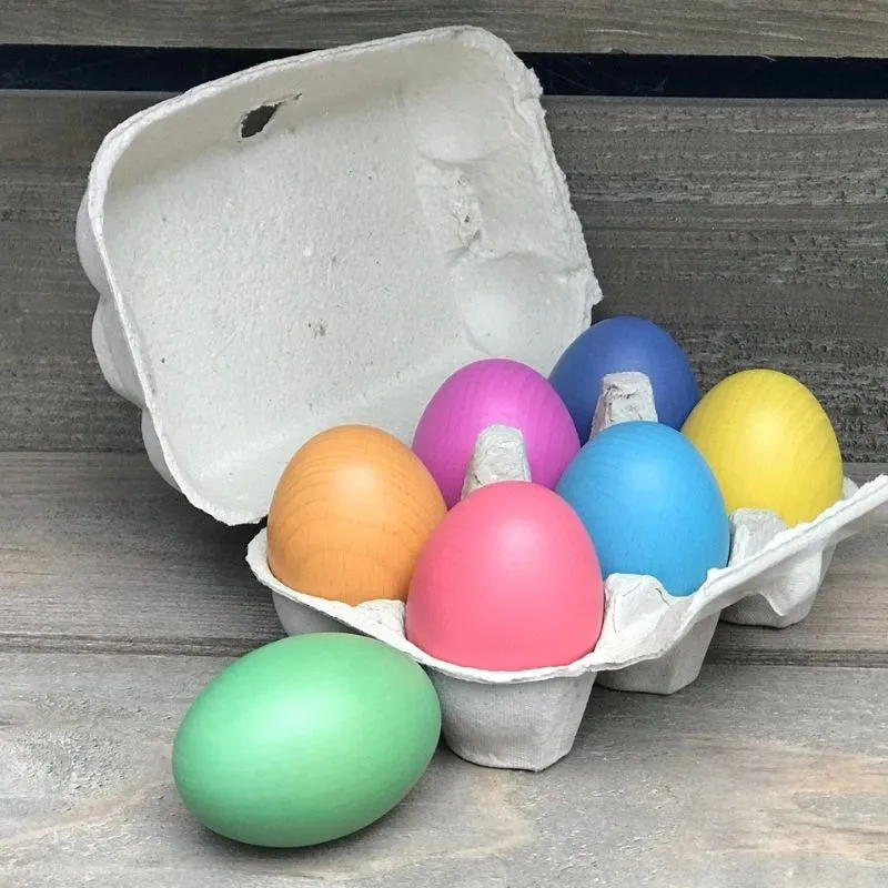 Coquetiers et Oeufs en Bois