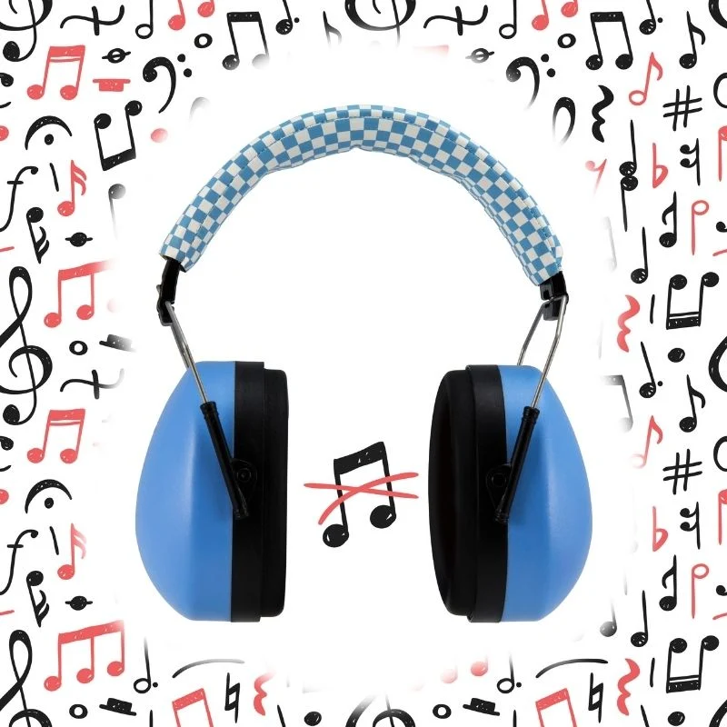 Casque anti-bruit -29dB bleu