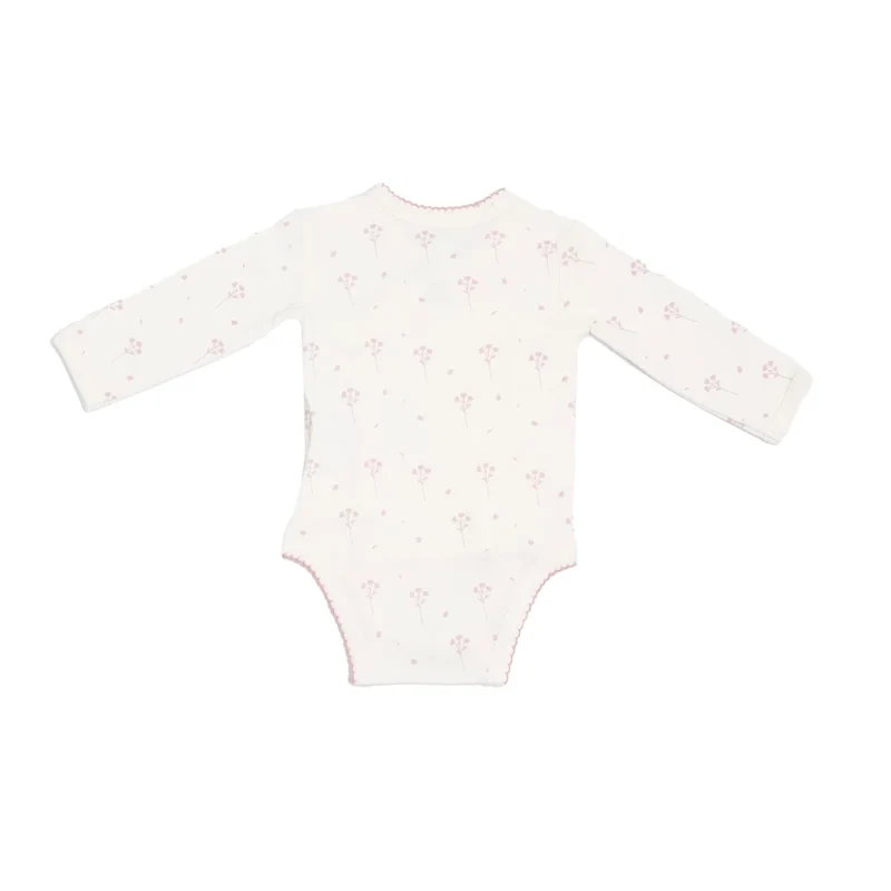 Kit naissance 6 pièces fille - Motif floral - 1 mois