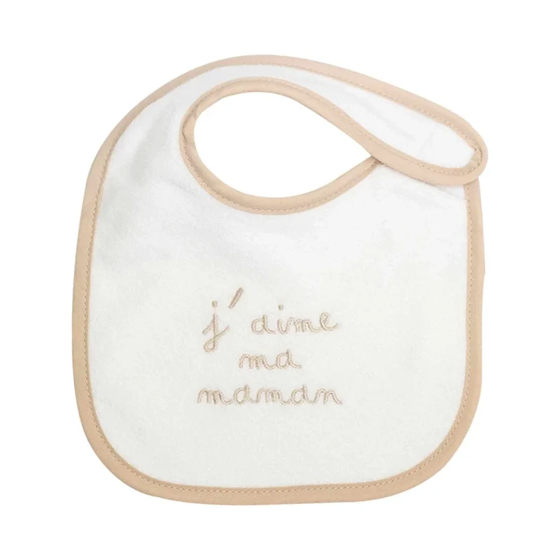 Lot de 6 bavoirs naissance brodés 0-4 mois