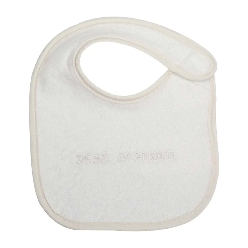 Lot de 6 bavoirs naissance brodés 0-4 mois