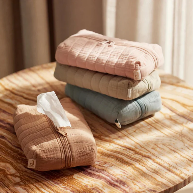 Housse pour lingettes - Biscuit