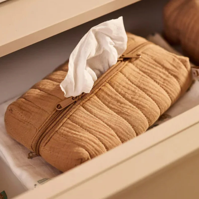 Housse pour lingettes - Biscuit