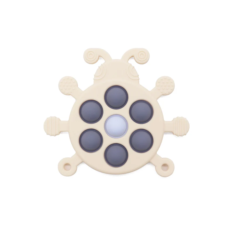 Jouet pop-it Silicone coccinelle bleue
