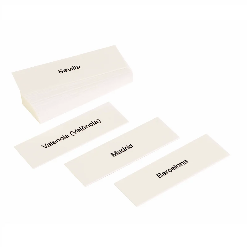 Etiquettes carte Espagne (en espagnol) - Nienhuis AMI