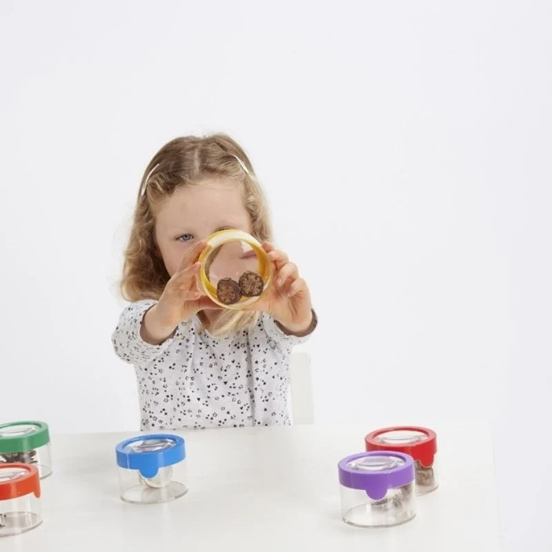 Pots sensoriels à grossissement