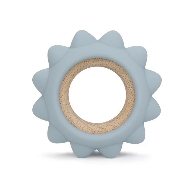 Anneau de dentition soleil dusty blue