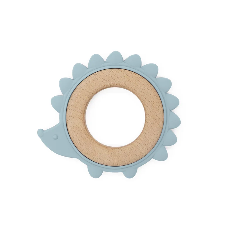 Anneau de dentition hérisson dusty blue
