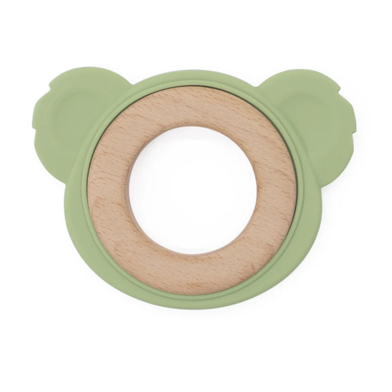 Anneau de dentition koala olive