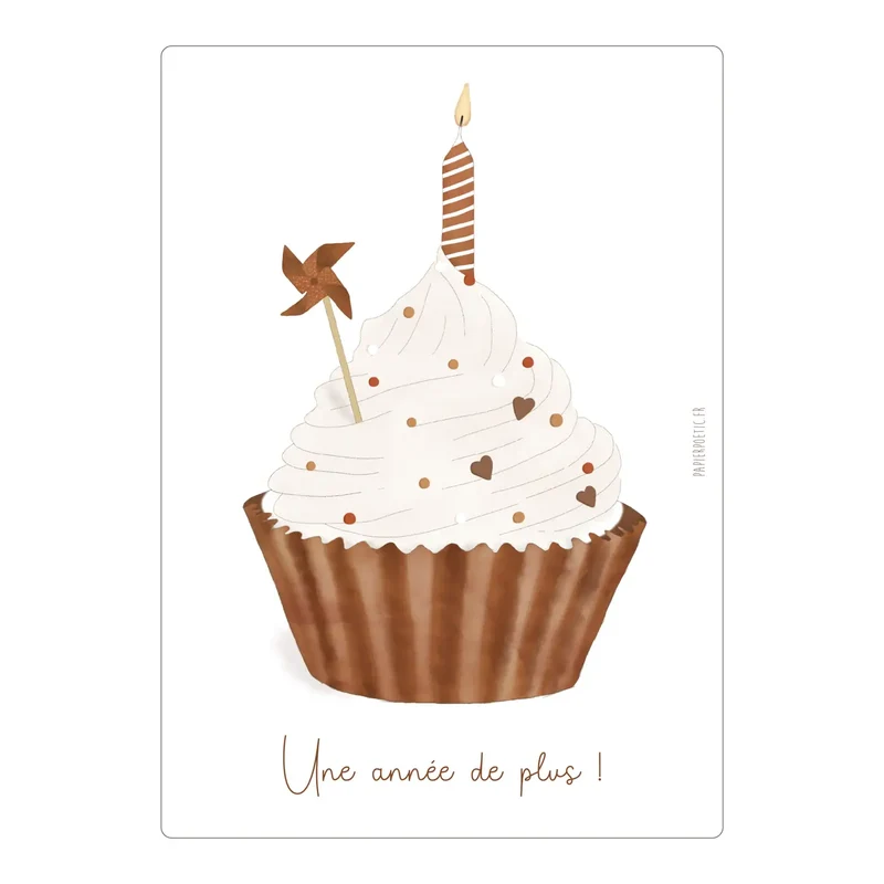 Carte “Cupcake”
