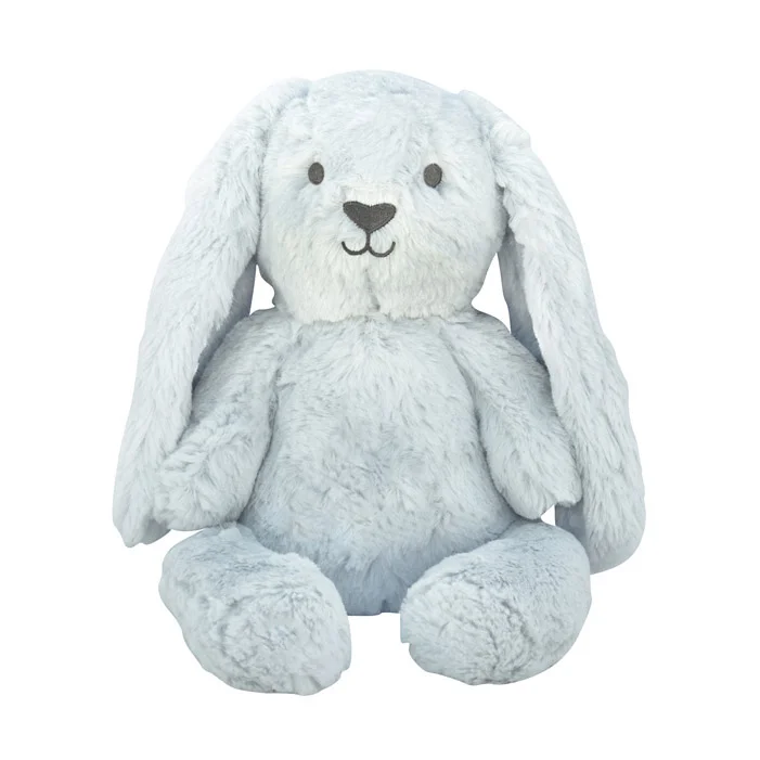 Peluche lapin bleu ciel