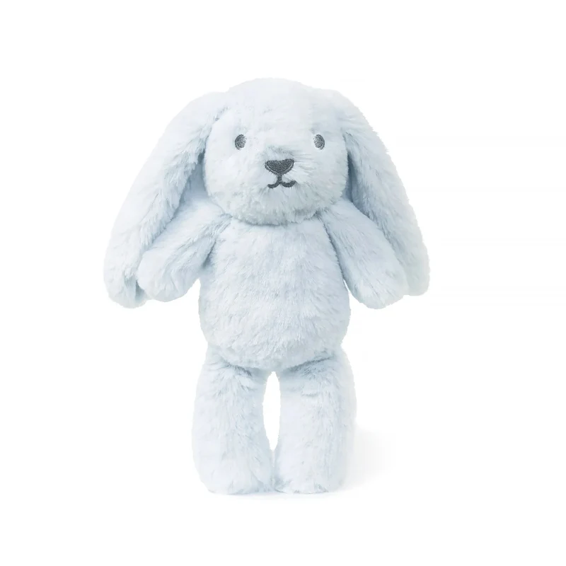 Peluche lapin bleu ciel