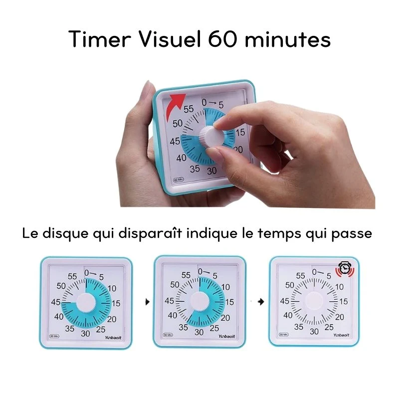 Timer silencieux - Piles incluses