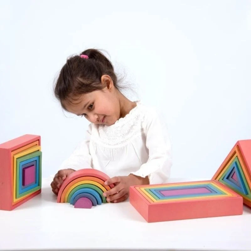 Arc-en-ciel en bois TICKIT®
