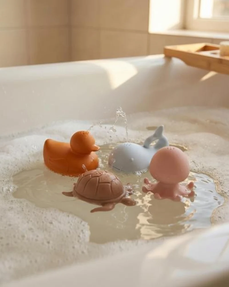 Jouet de bain 4 animaux océan